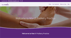 Desktop Screenshot of marchpodiatry.co.uk